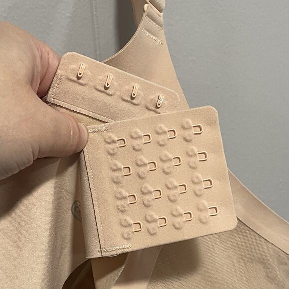 Honeylove Crossover Wireless Bra Size 1X Beige Mesh Comfort Stretch Coverage - Picture 4 of 5